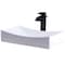 Novatto White Porcelain Vessel Sink Combo with Matte Black Faucet, Drain and Sealer NSFC-01141136MB - alternate 2